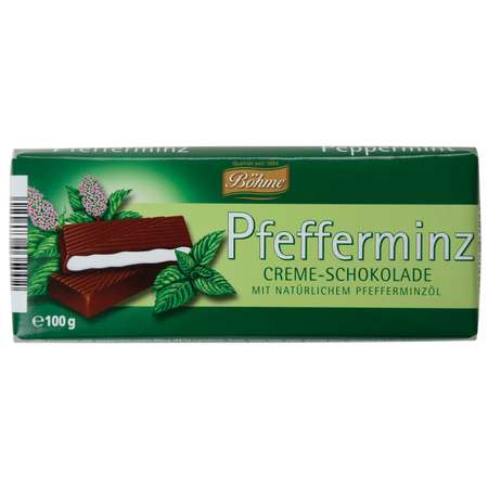 Плиточный шоколад ROYAL THINS темный с кремовой начинкой со вкусом мяты перечной 100 г