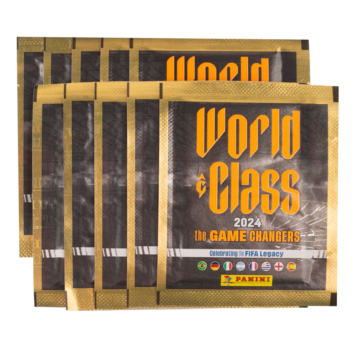 Бокс с наклейками Panini FIFA World Class 2024 50 пакетиков в наборе - фото 3