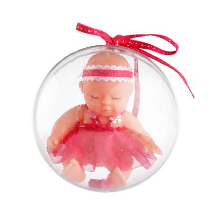 Кукла BABY STYLE Tutu Love в шаре малиновый в шелковом платье