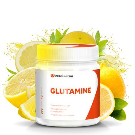 Специализированный пищевой продукт PUREPROTEIN Глютамин лимон 200г
