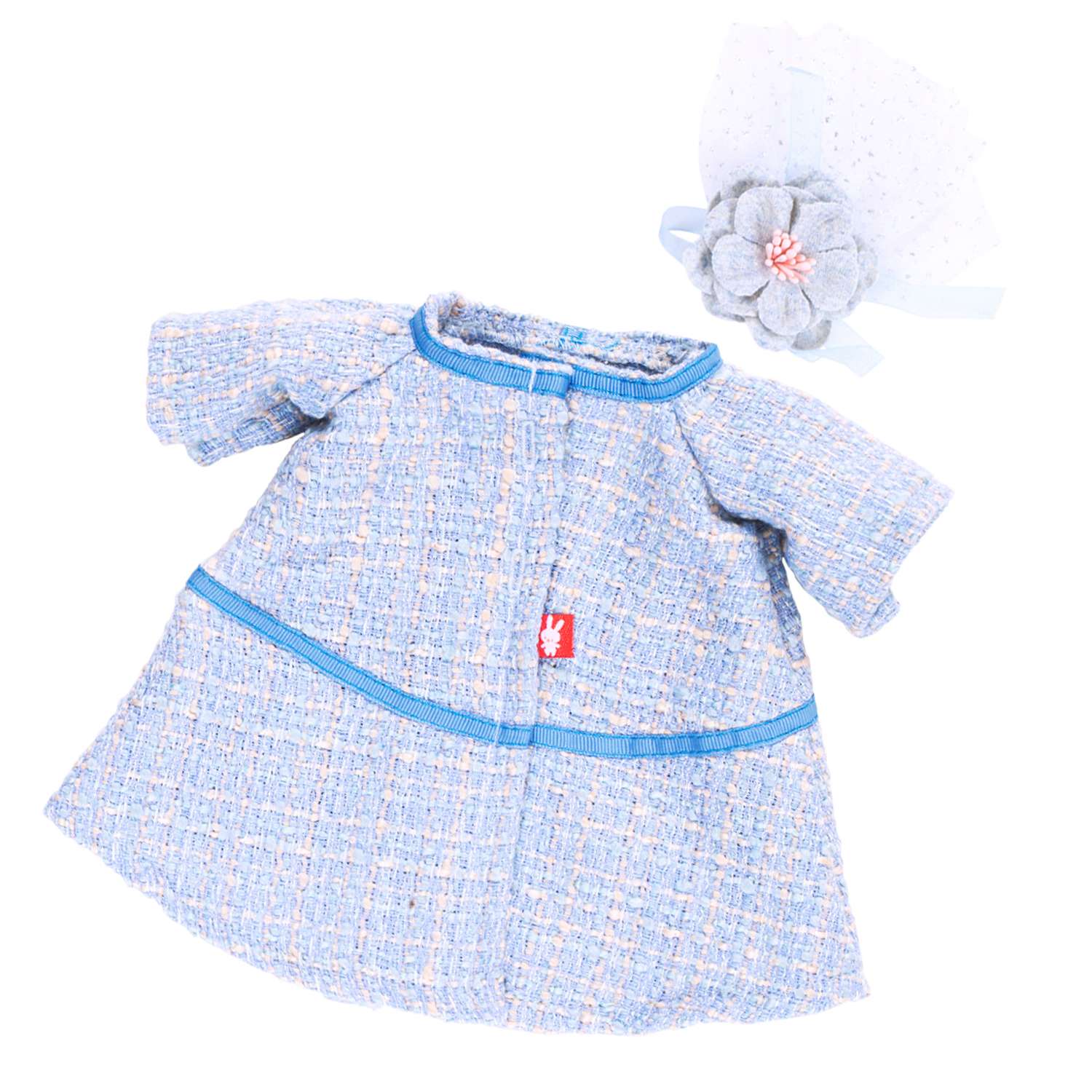 Одежда для кукол BUDI BASA Платье голубое в клетку для Зайки Ми 32 см OStM-271 OStM-271 - фото 2