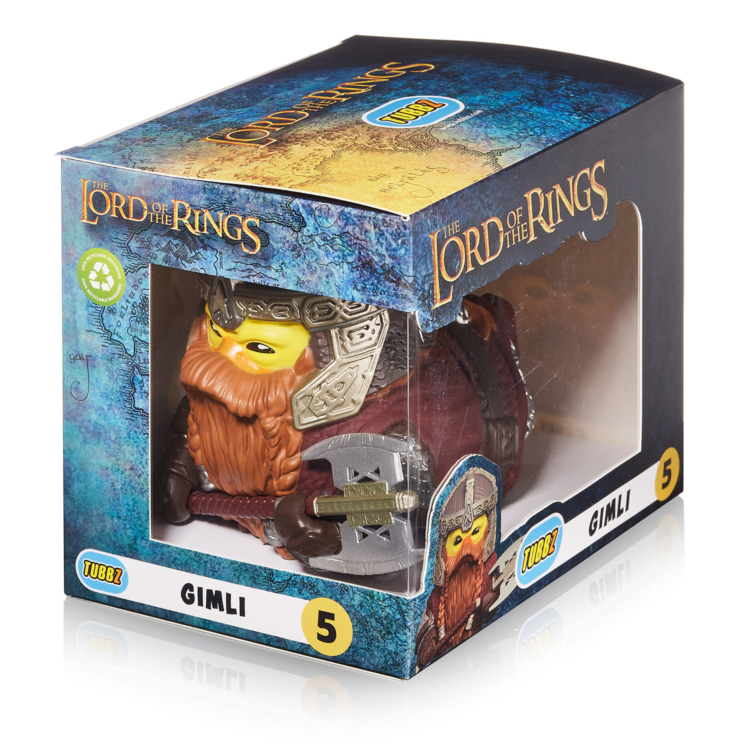 Фигурка The Lord of the Rings Утка Tubbz Гимли из Властелина колец Boxed  Edition без ванны купить по цене 2399 ₽ в интернет-магазине Детский мир