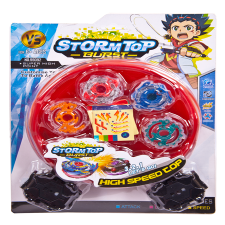 Игра настольная StormTop Junfa Сражение волчков на игровой арене 24х4х32 см