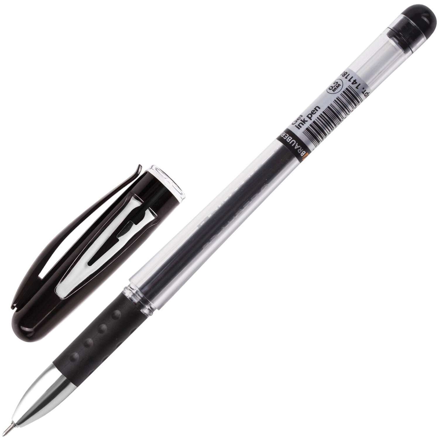 Ручки гелевые Brauberg 12 штук черные - фото 4