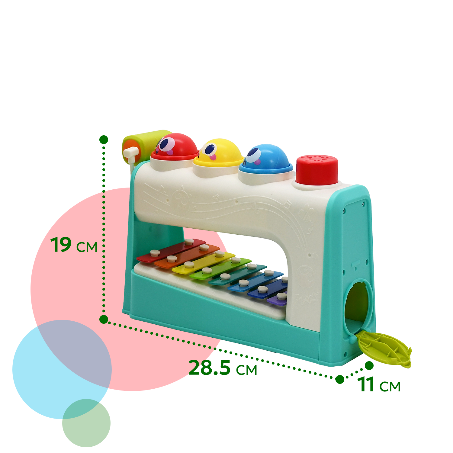 Игрушка музыкальная BabyGo Стучалка металлофон - фото 6