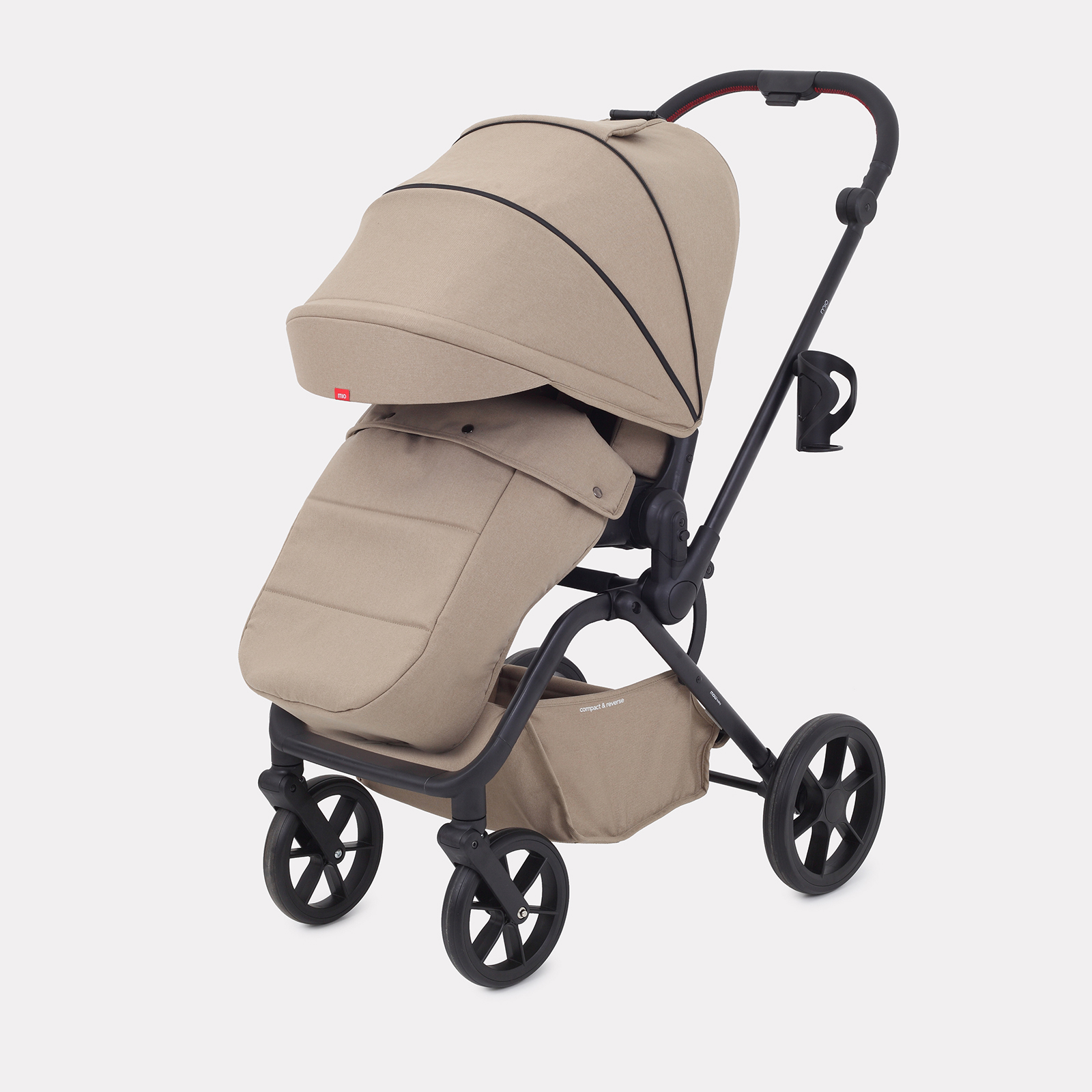 Коляска детская MOWbaby Mio MB102 Latte - фото 3