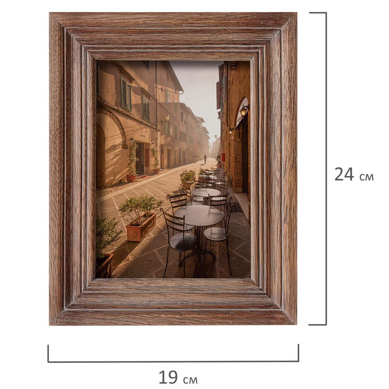 Фоторамка для фотографий Brauberg картин и грамот деревянная - фото 12