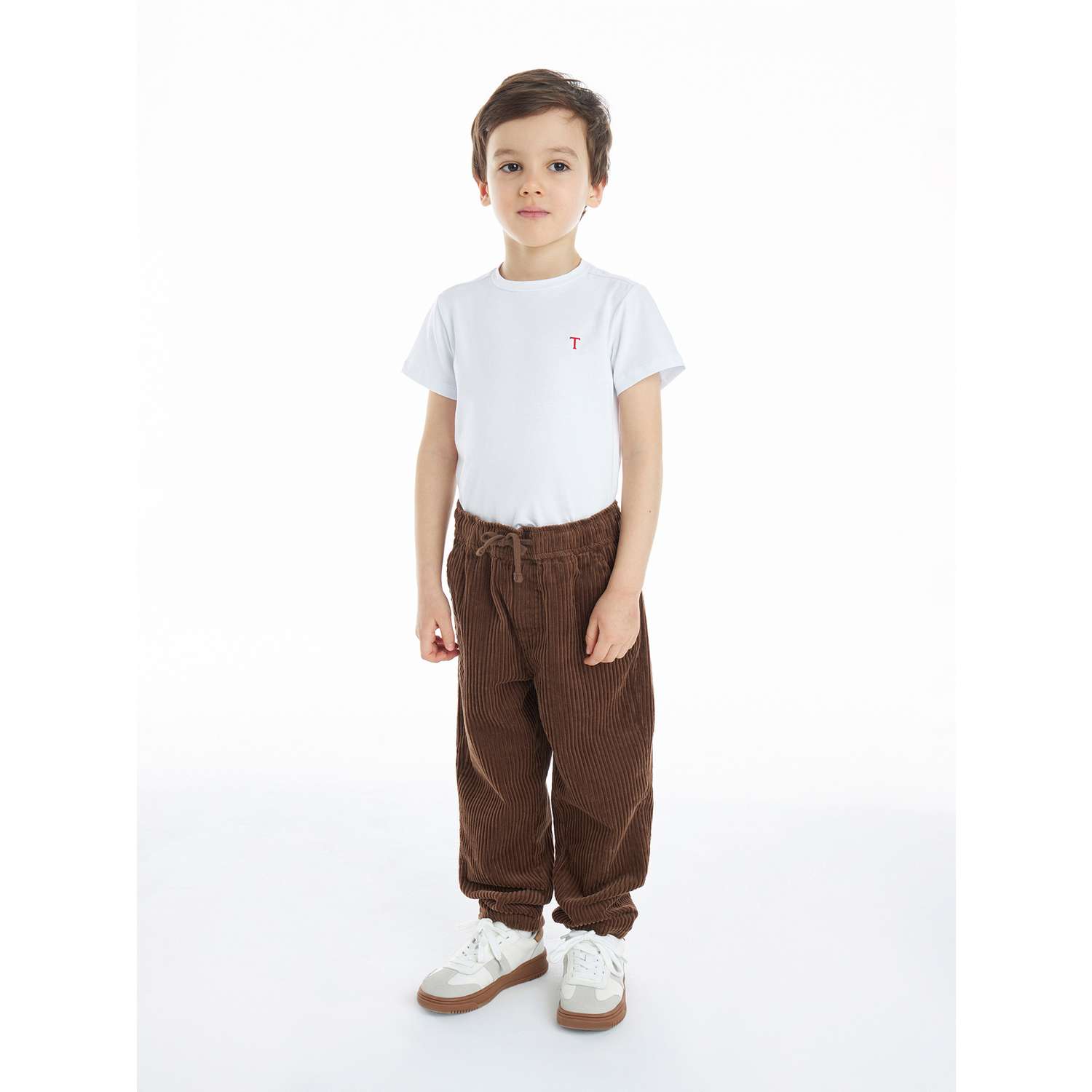 Брюки Totti Kids AW23TKB024/Брюки детские/Коричневый - фото 3