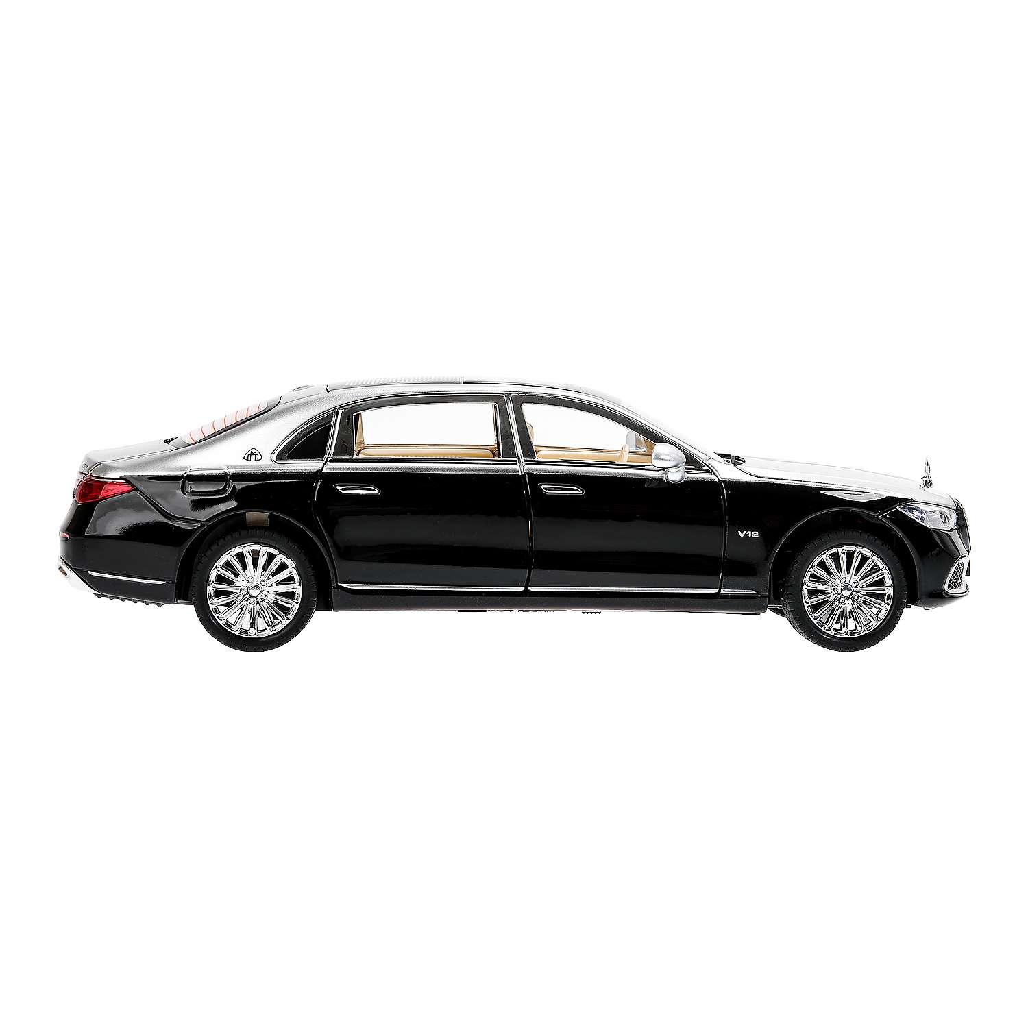 Автомобиль Huada Toys Mercedes Benz 1:24 черный 384070 - фото 3