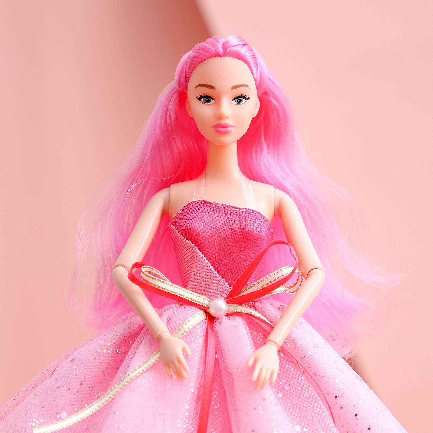 Кукла-модель Happy Valley Шарнирная «Нежные мечты» с розовыми волосами 7368456 - фото 2