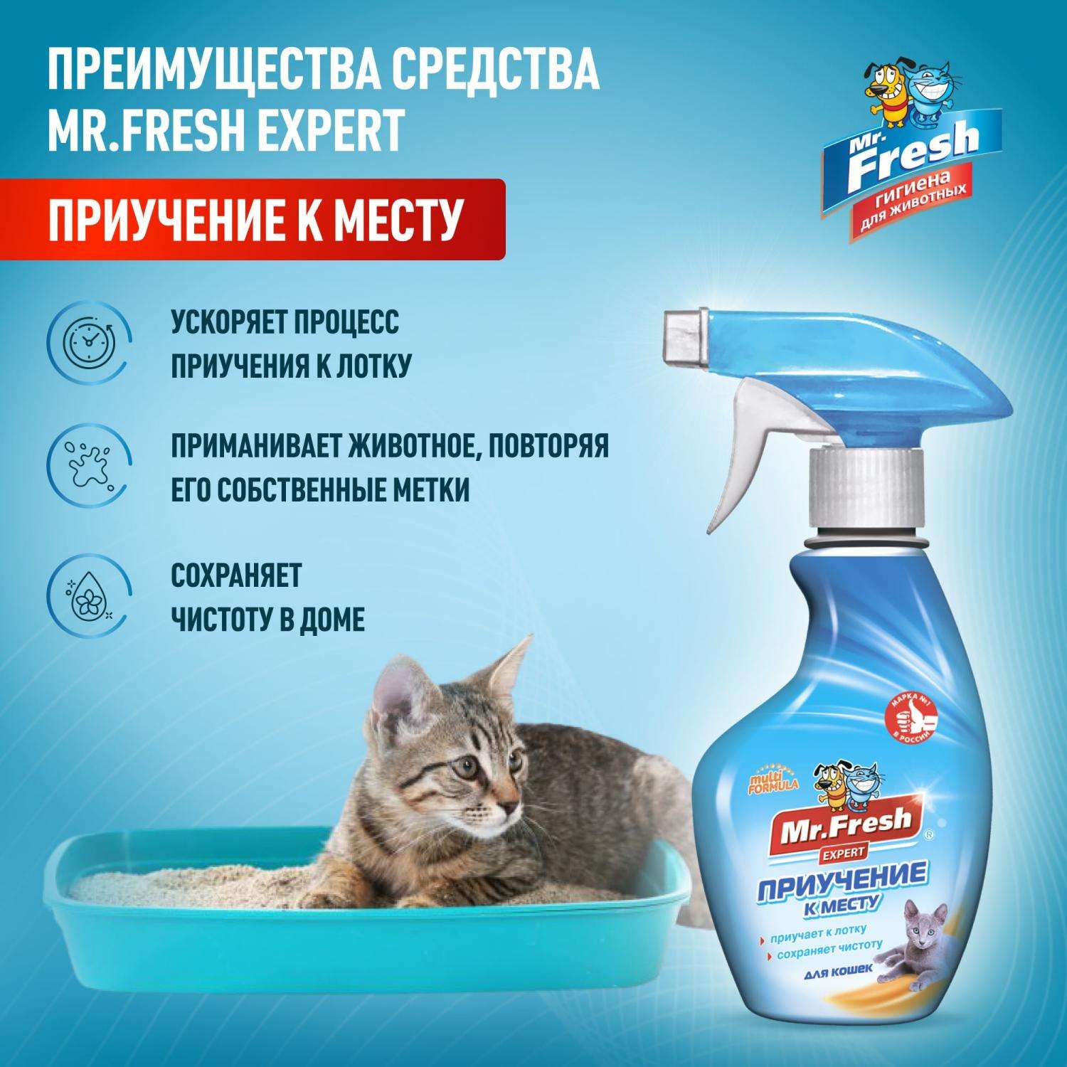 Спрей для кошек Mr.Fresh Expert приучение к месту 200мл - фото 2