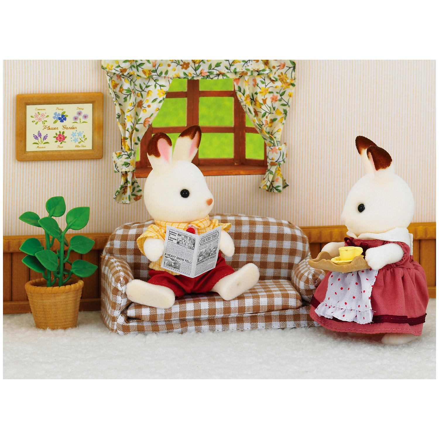 Игровой набор Sylvanian Families Папа на диване - фото 4