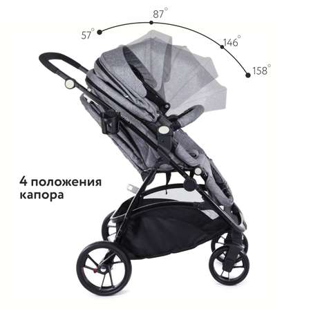 Коляска прогулочная Babyton Urban Grey