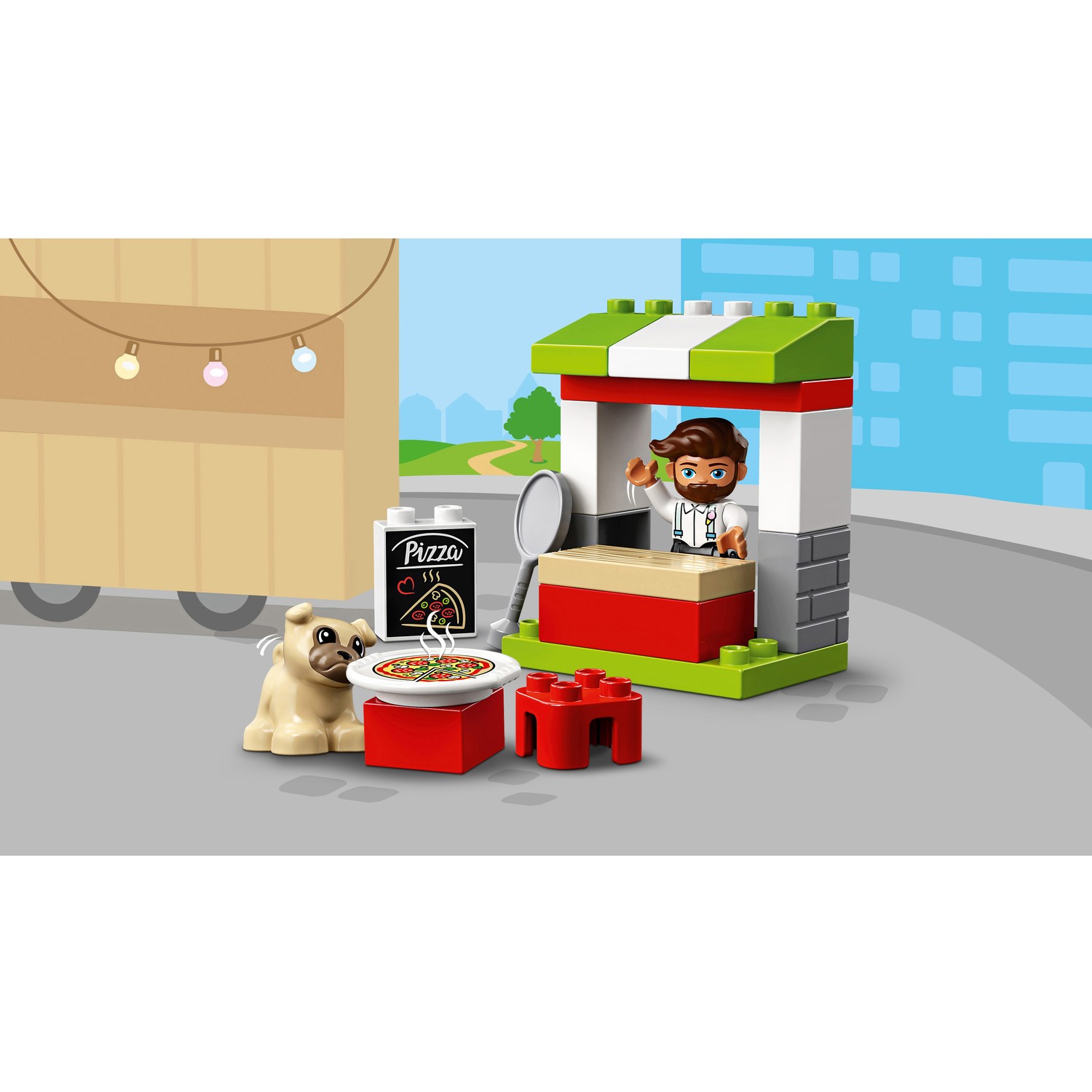 Конструктор LEGO DUPLO Town Киоск-пиццерия 10927 - фото 4