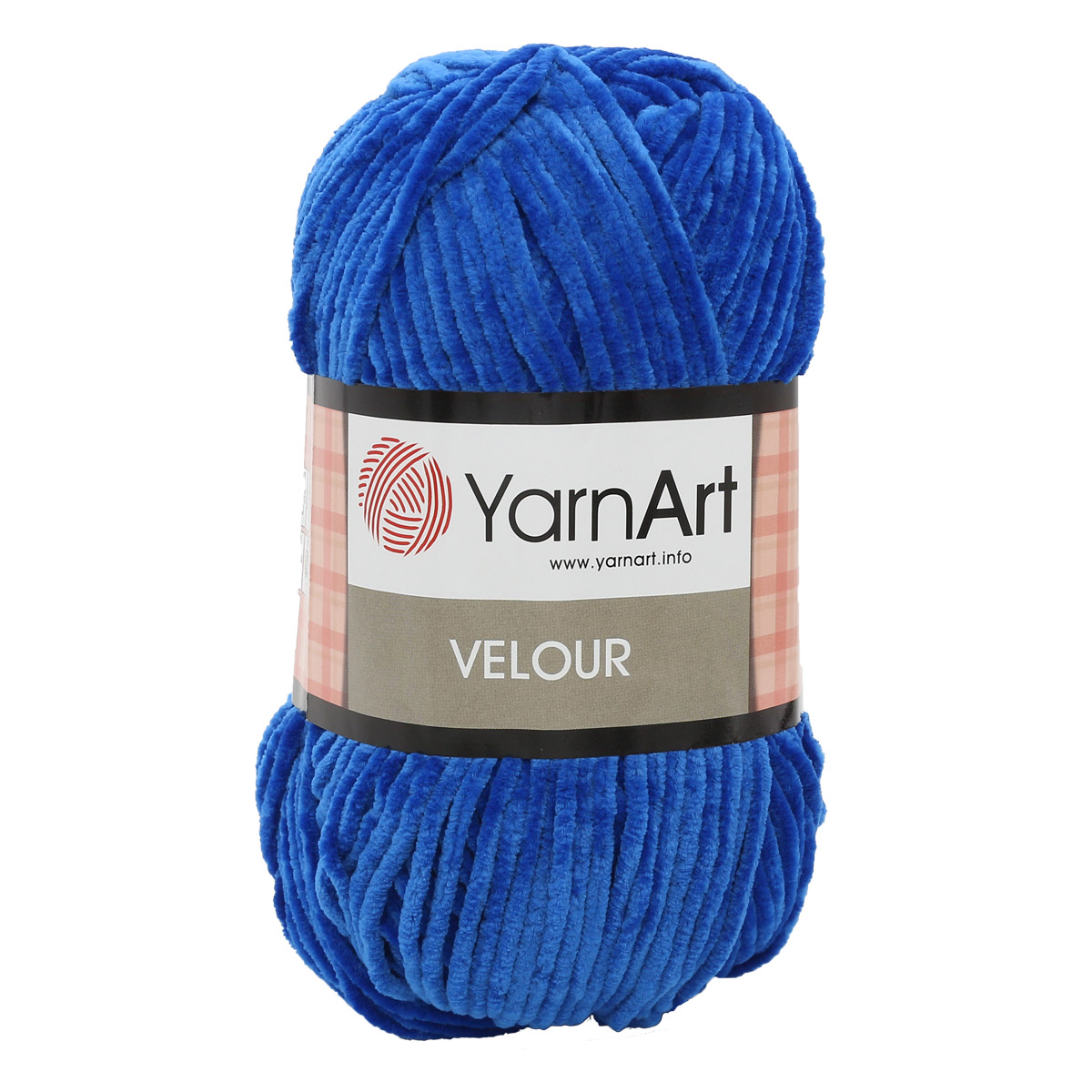 Пряжа для вязания YarnArt Velour 100 г 170 м микрополиэстер мягкая велюровая 5 мотков 857 синий - фото 6