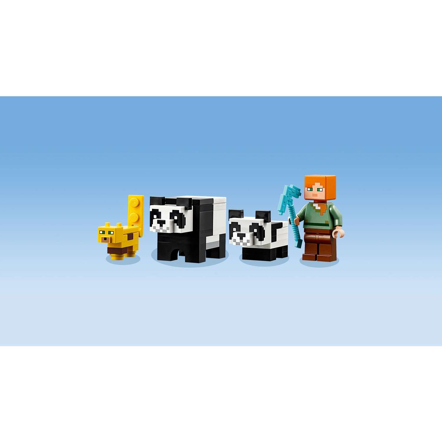 Конструктор LEGO Minecraft Питомник панд 21158 - фото 11