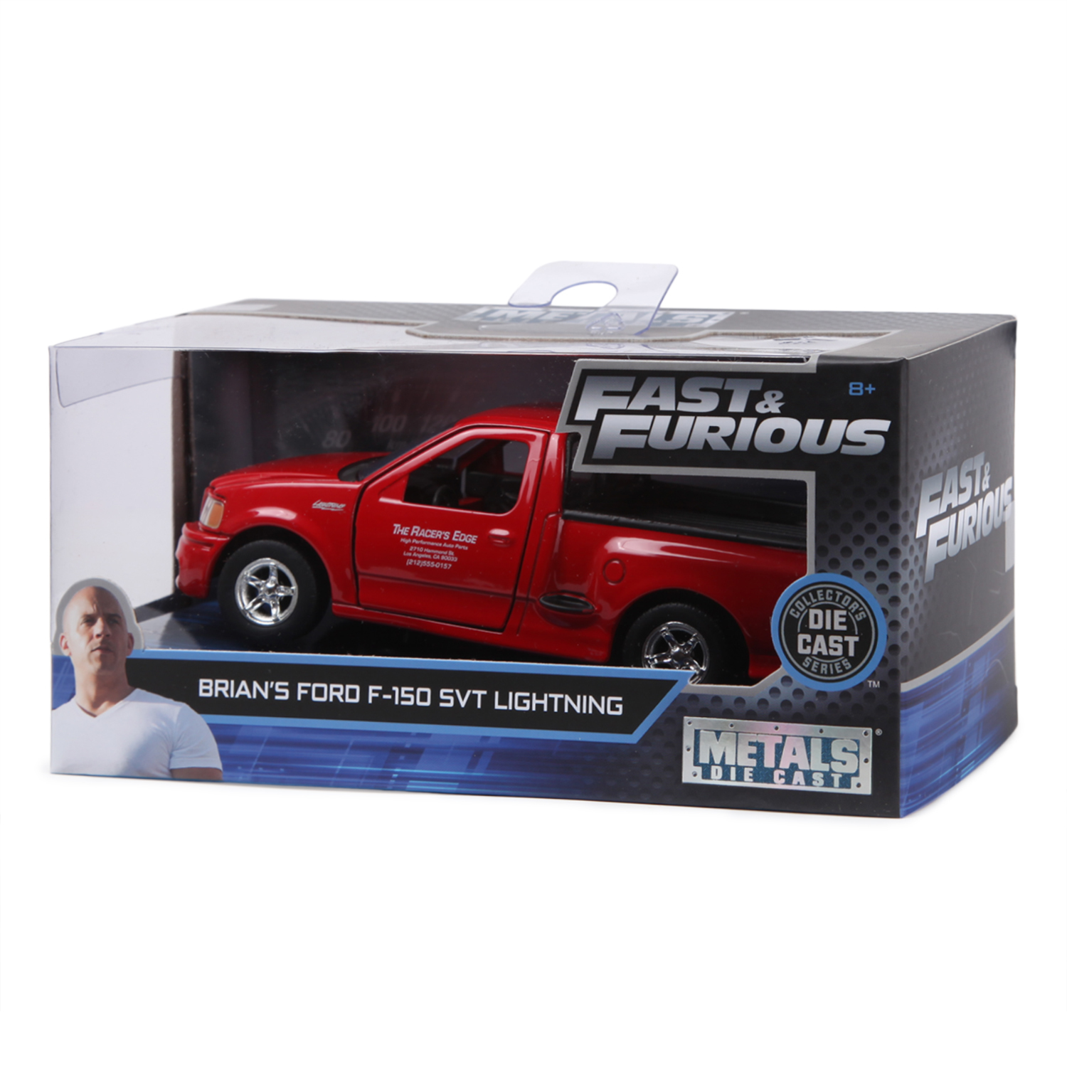 Машина Fast and Furious Jada 1:32 1999 Ford F-150 Lightning 98320 купить по  цене 200 ₽ в интернет-магазине Детский мир