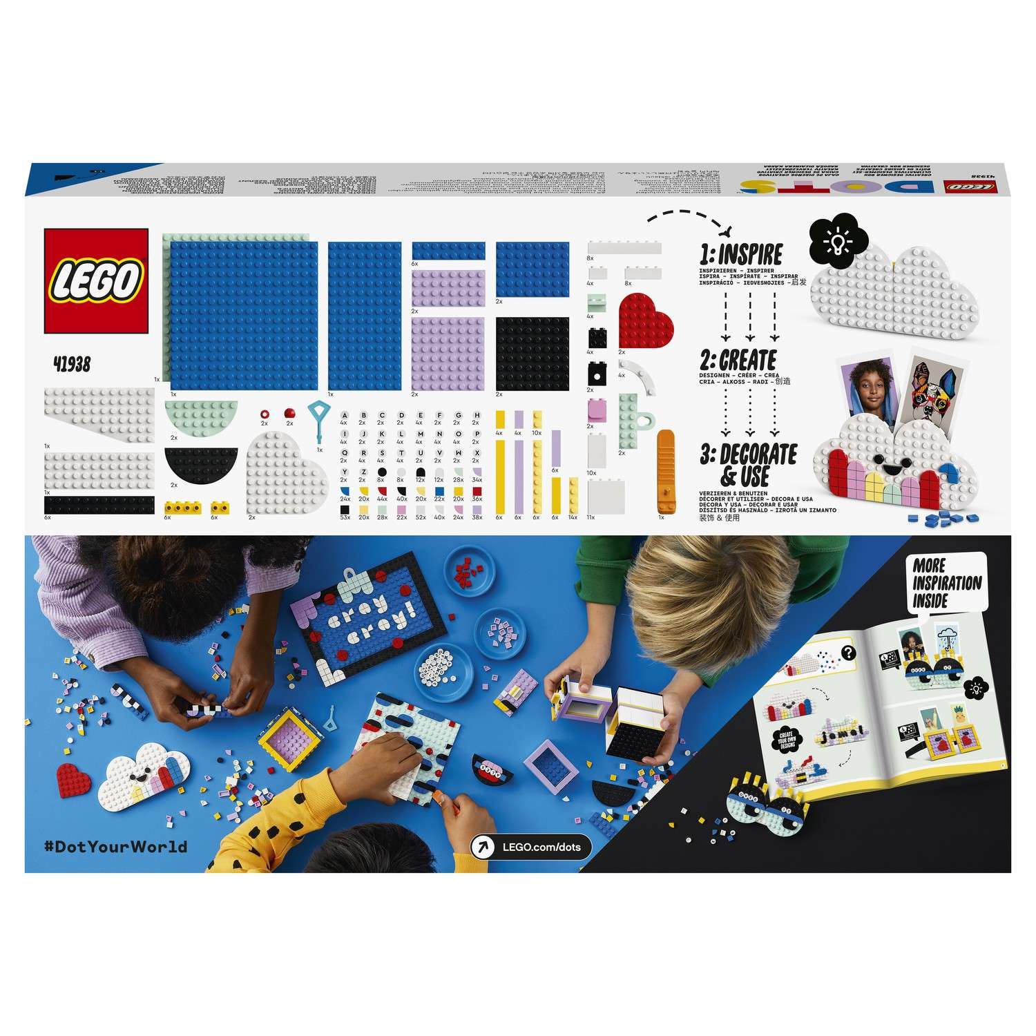 Конструктор LEGO DOTS Творческий набор для дизайнера 41938 - фото 3