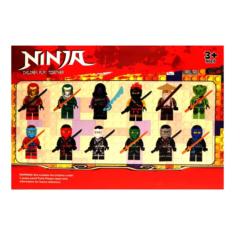 Набор фигурок Ниндзяго ТОТОША 12 шт. Лего человечки NinjaGo - фото 2