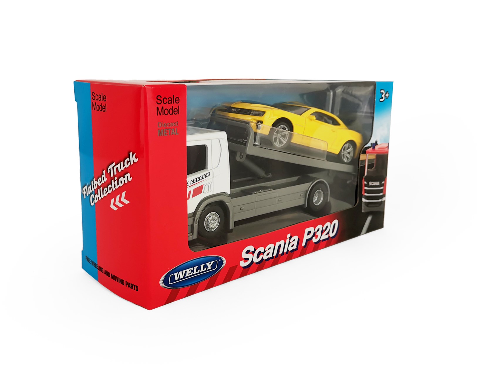 Набор Welly Модели машин грузовик Scania 1:57 Chevrolet Camaro ZL1 1:43 92662-2GW(D) - фото 5