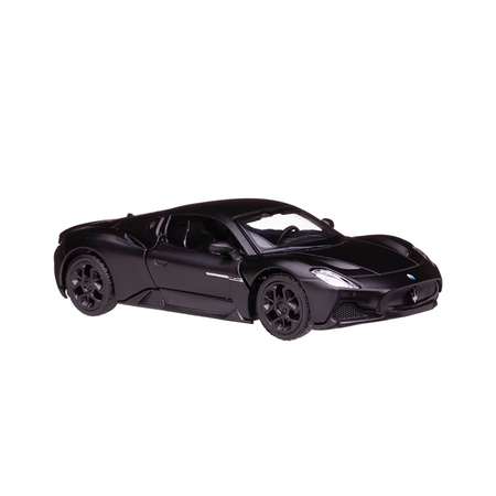 Машина металлическая Uni-Fortune Maserati MC 2020 инерционный механизм двери открываются черный матовый цвет