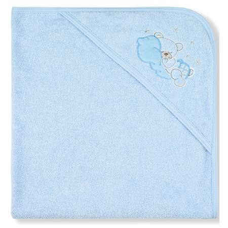 Пеленка-полотенце LEO голубой размер 95*95