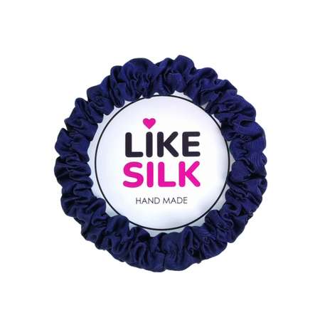 Резинка для волос LIKE SILK №1 шёлк ARMANI синий