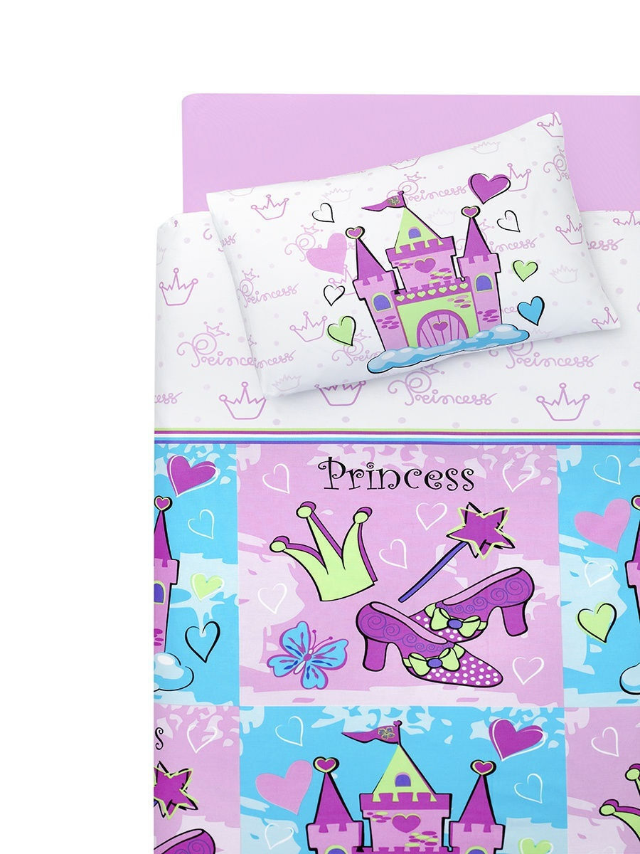 Комплект постельного белья Arya Home Collection Ранфорс Детское 100X150 Cinderella - фото 2