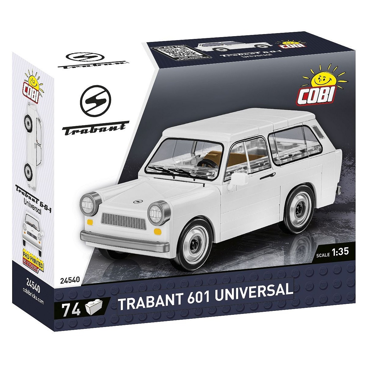 Конструктор COBI Автомобиль Trabant 601 Universal 74 деталей купить по цене  1975 ₽ в интернет-магазине Детский мир