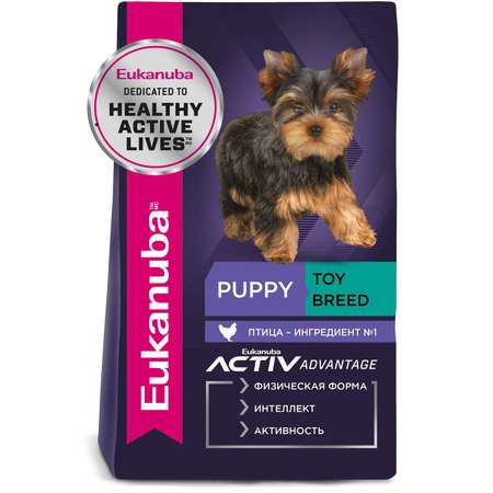 Корм Eukanuba Dog 2кг для щенков миниатюрных пород сухой