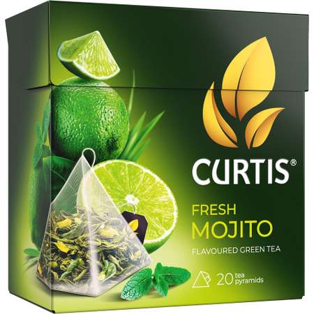 Чай Curtis зеленый Fresh Mojito 20 пакетиков
