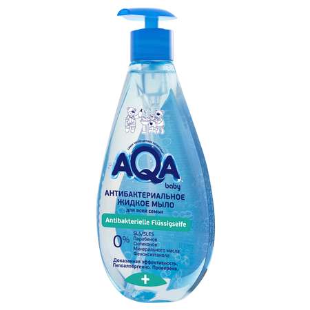 Мыло жидкое AQA baby антибактериальное 400мл 02011209