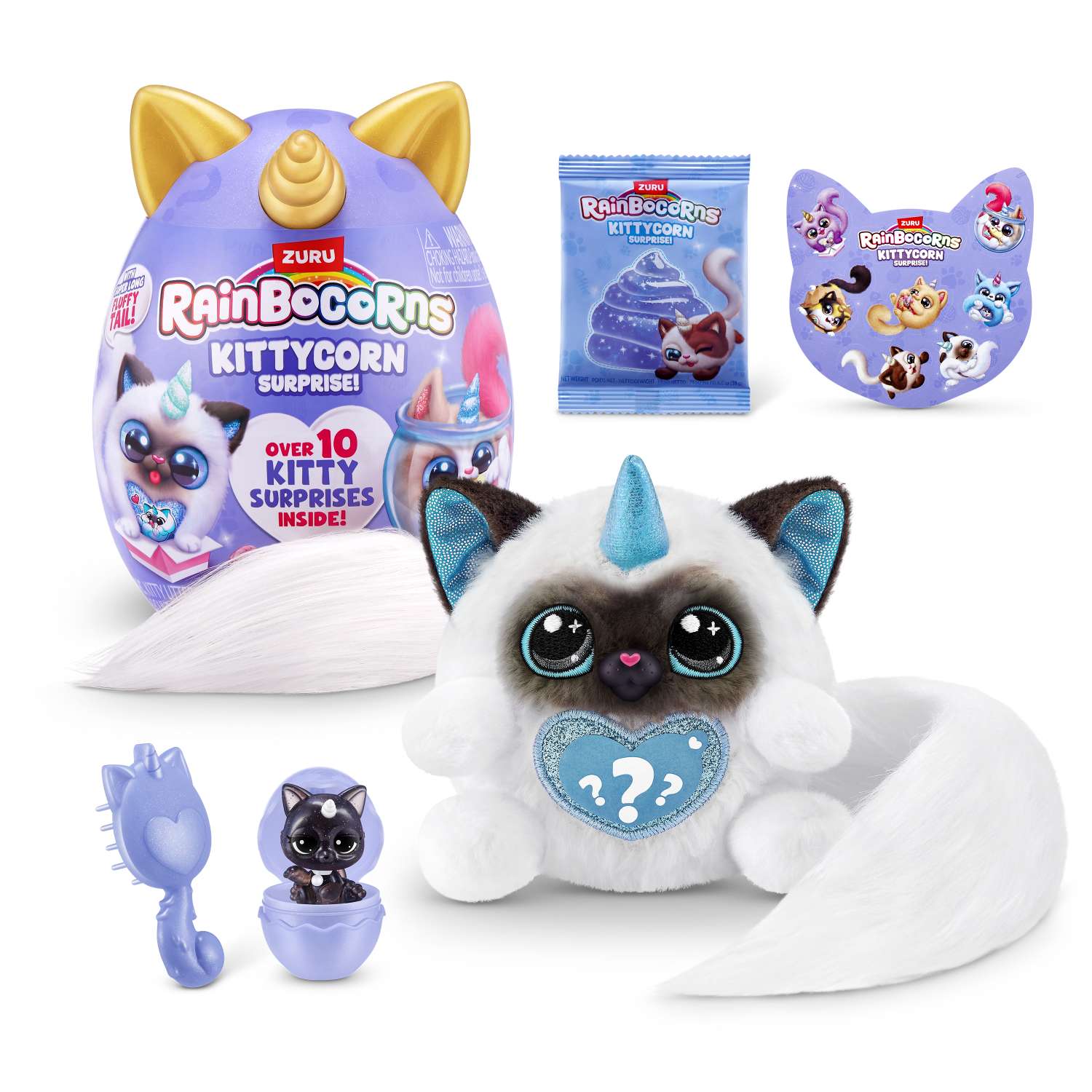 Игрушка Rainbocorns Kittycorn маленький в непрозрачной упаковке (Сюрприз) 92104TQ2-S002 - фото 14