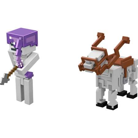 Набор фигурок Minecraft Боевой Скелет-всадник GTT55