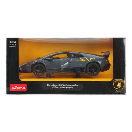 Автомобиль Rastar Lamborghini 1:24 серый