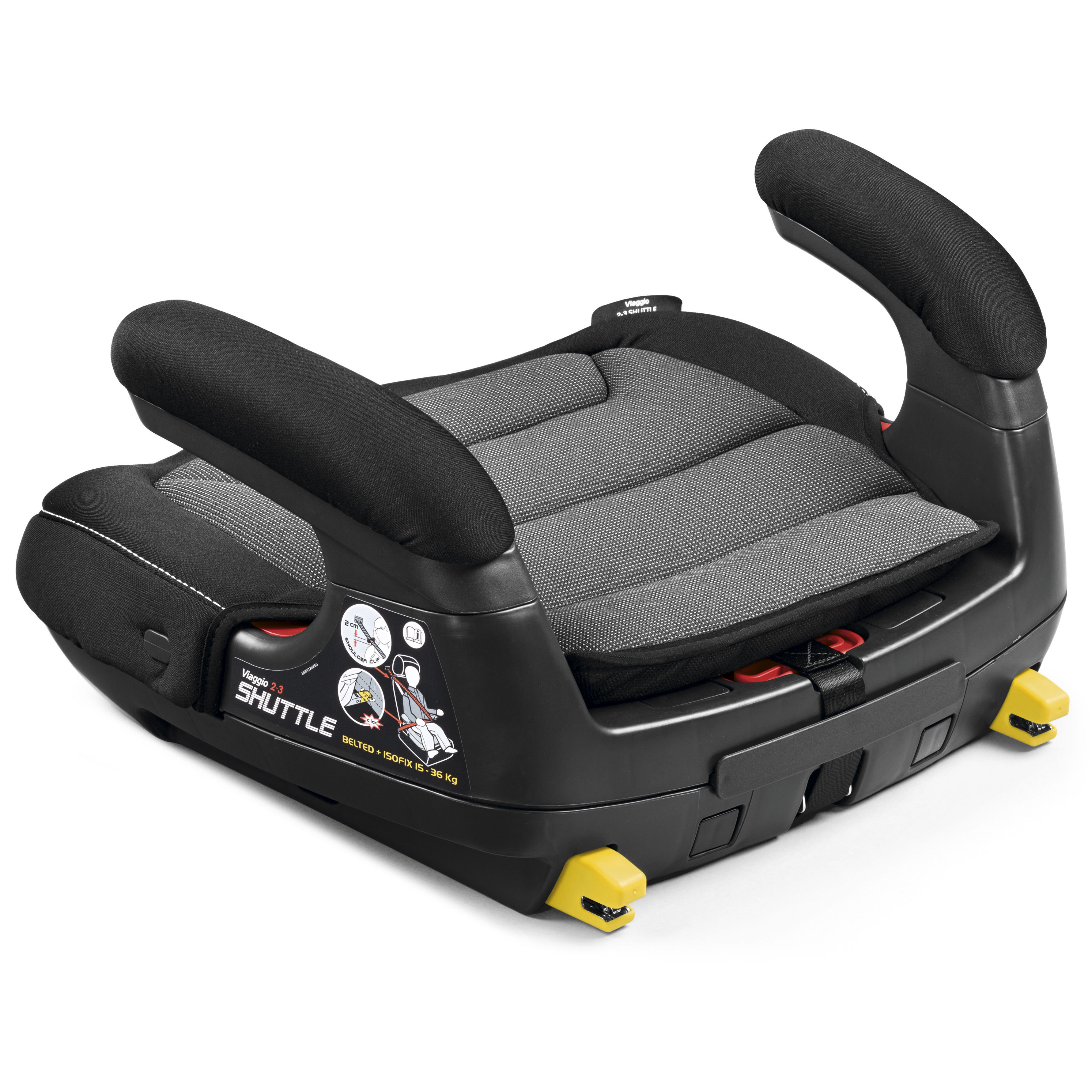 Автокресло Peg-Perego Viaggio 2-3 Shuttle Crystal Black - фото 3