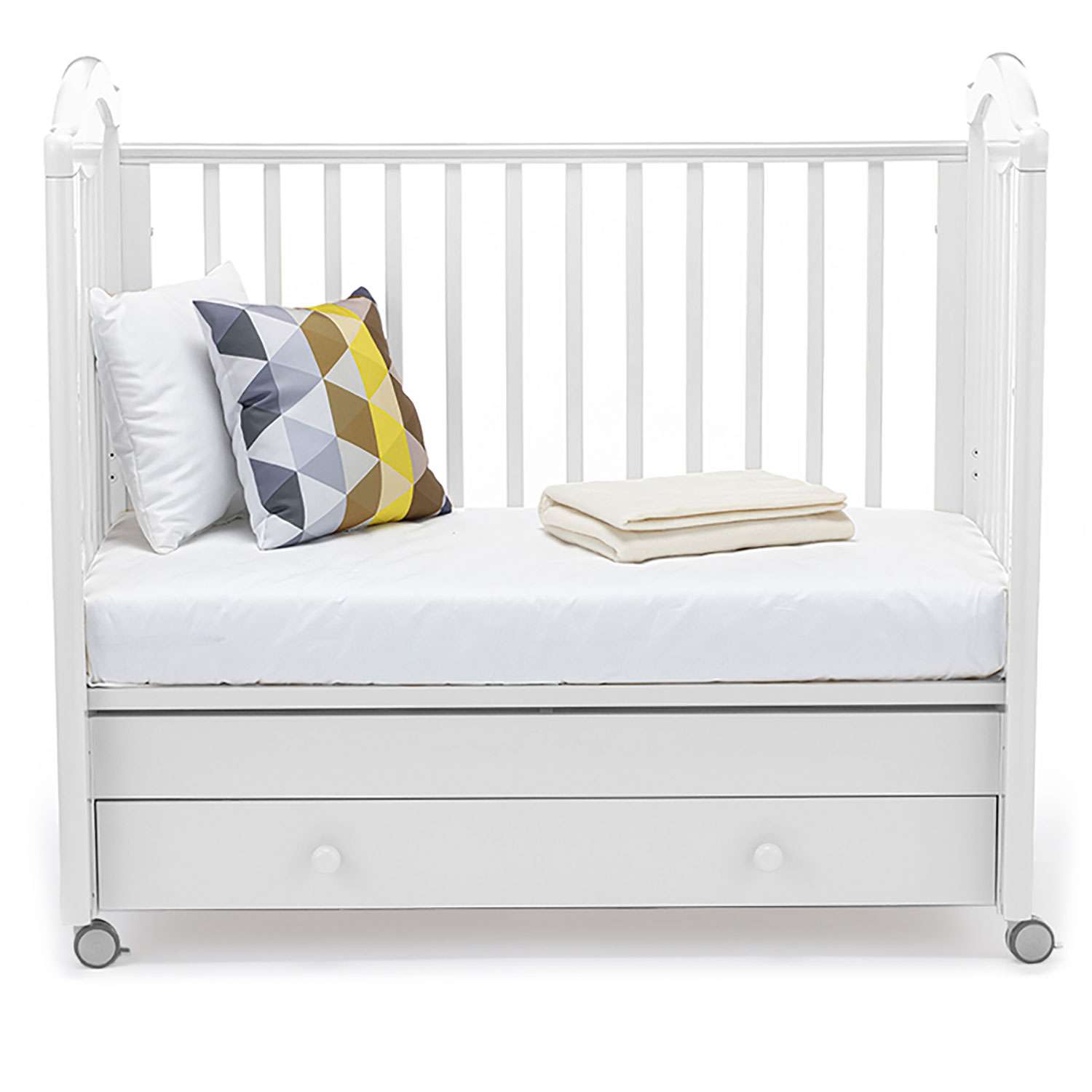 Кровать Nuovita Lusso Swing с продольным маятником Bianco/Белый - фото 18