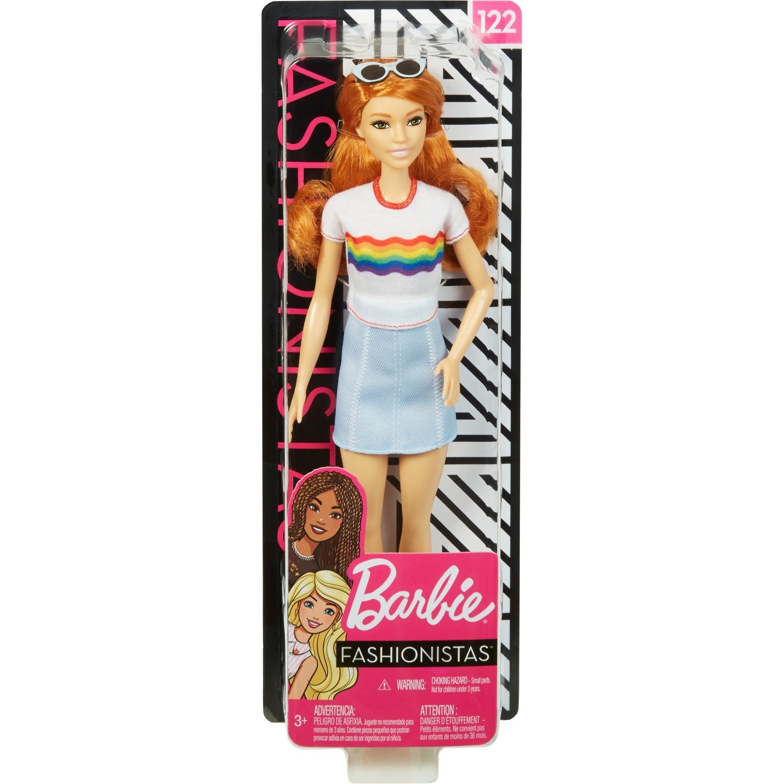 Кукла Barbie Игра с модой 122 Радужный восторг FXL55 купить по цене 1999 ₽  в интернет-магазине Детский мир