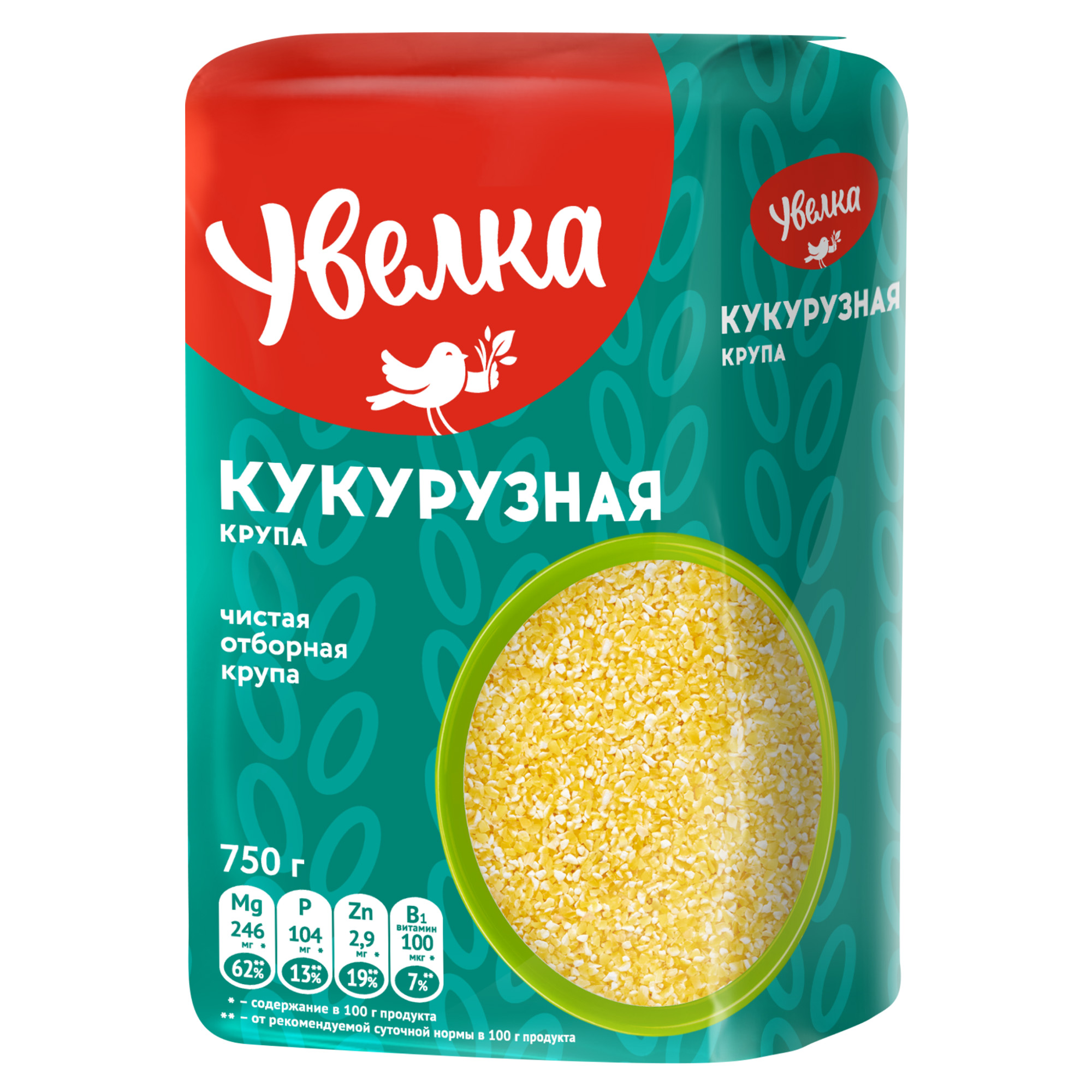 Крупа Увелка Кукурузная 750 г. - фото 1