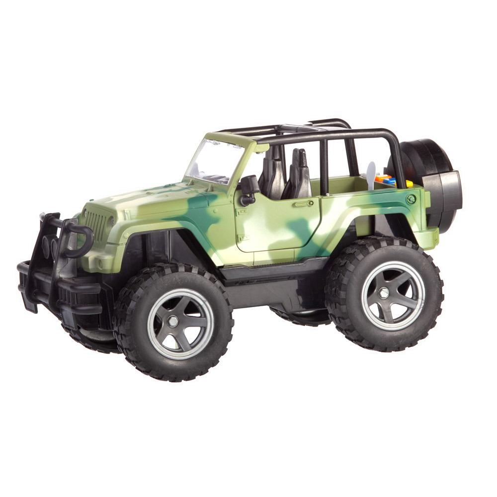 Внедорожник Junfa Jeep 1:16 инерционный зеленый MY391A - фото 3