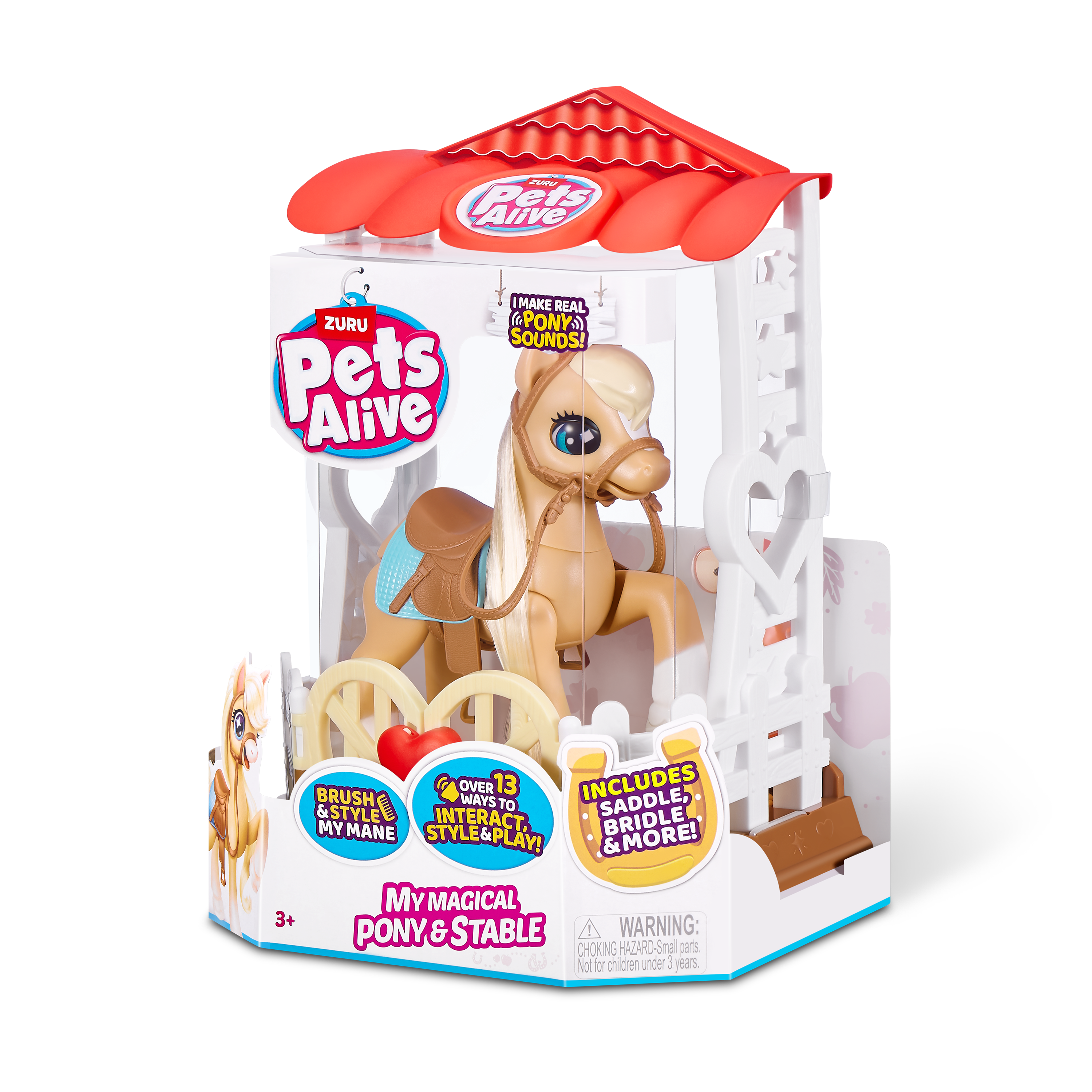 Игровой набор Zuru Pets Alive Пони с аксессуарами и звуковыми эффектами - фото 6