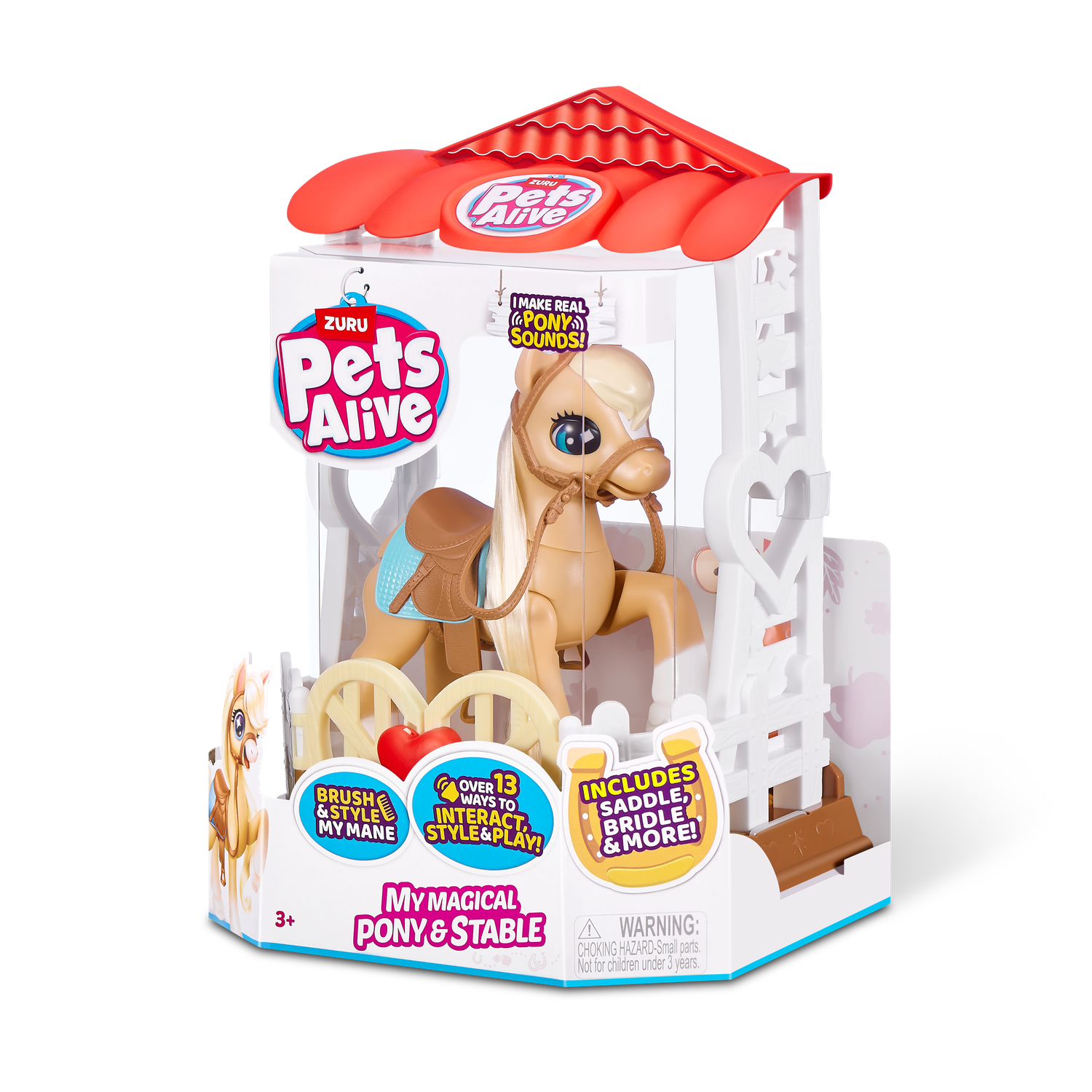 Игровой набор ZURU Pets Alive Пони с аксессуарами и звуковыми эффектами - фото 6