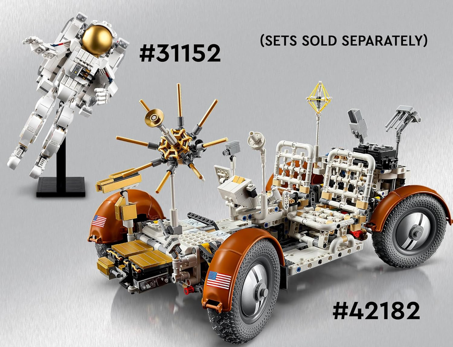 Конструктор LEGO Лунный вездеход NASA Apollo - LRV 42182 - фото 15