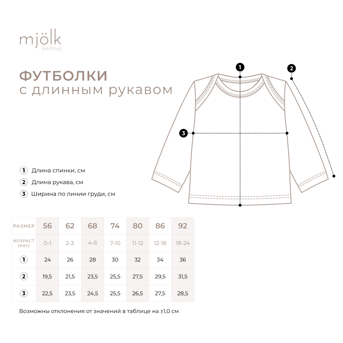 Лонгслив Mjolk 7362031 - фото 3