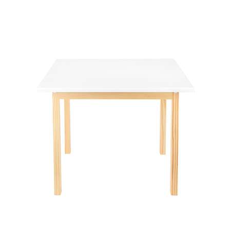 Комплект стол + стул KETT-UP ODUVANCHIK 50х60 см натуральный/белый