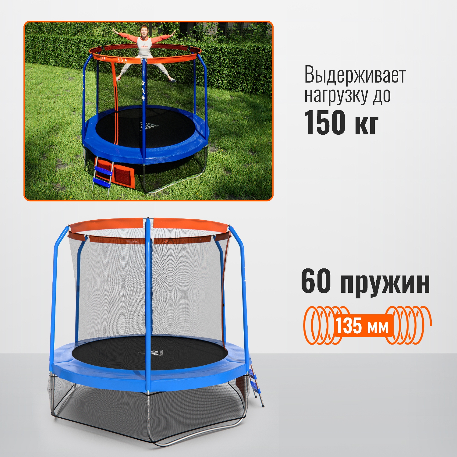 Батут DFC JUMP BASKET 10ft - фото 2