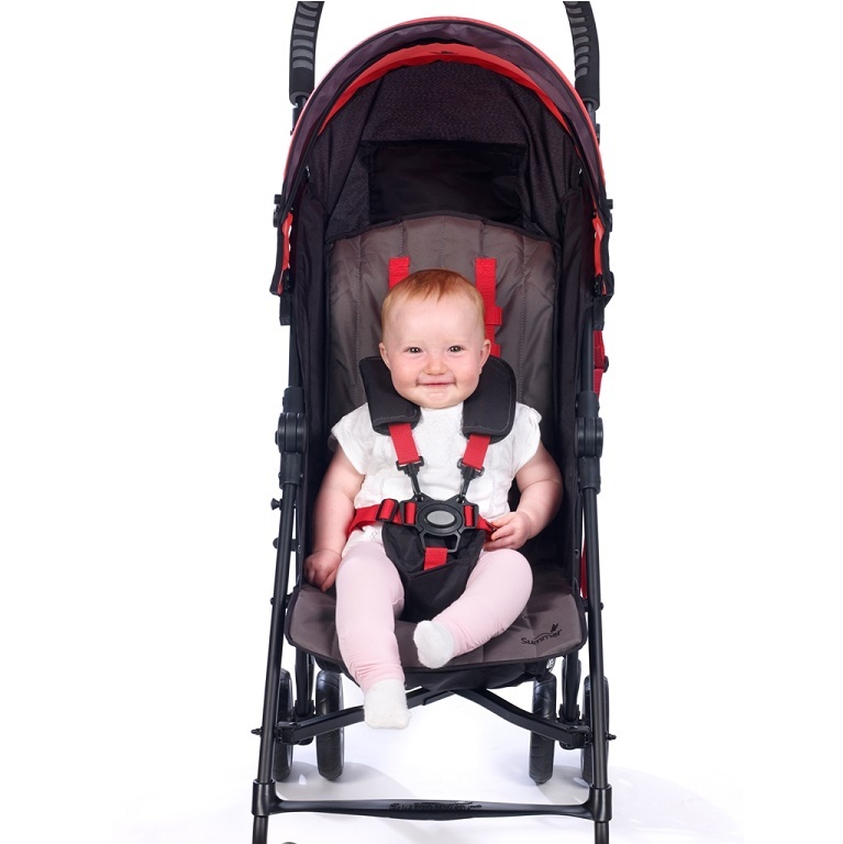 Коляска-трость Summer Infant Ume Lite Чёрно-красная - фото 2