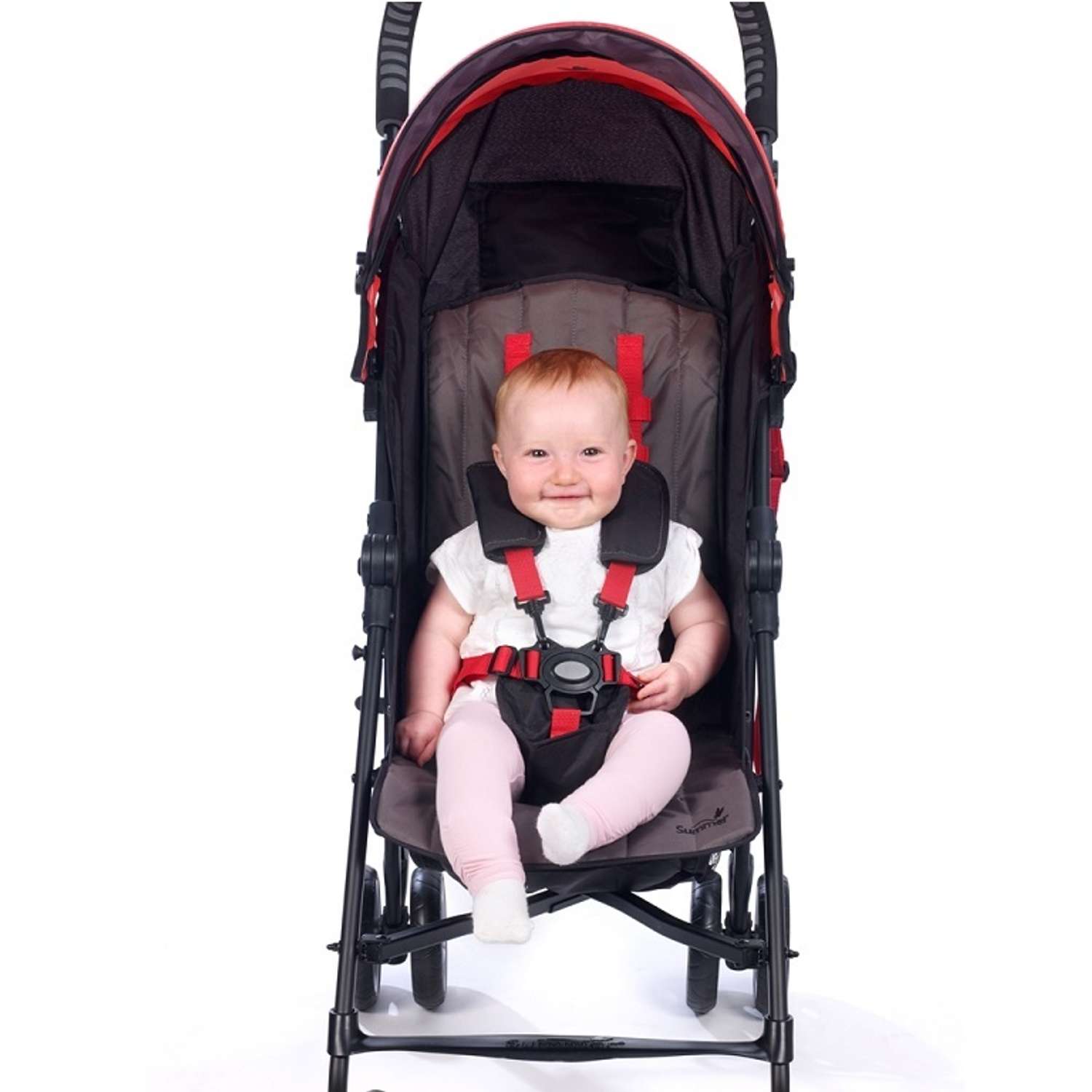 Коляска-трость Summer Infant Ume Lite Чёрно-красная - фото 2