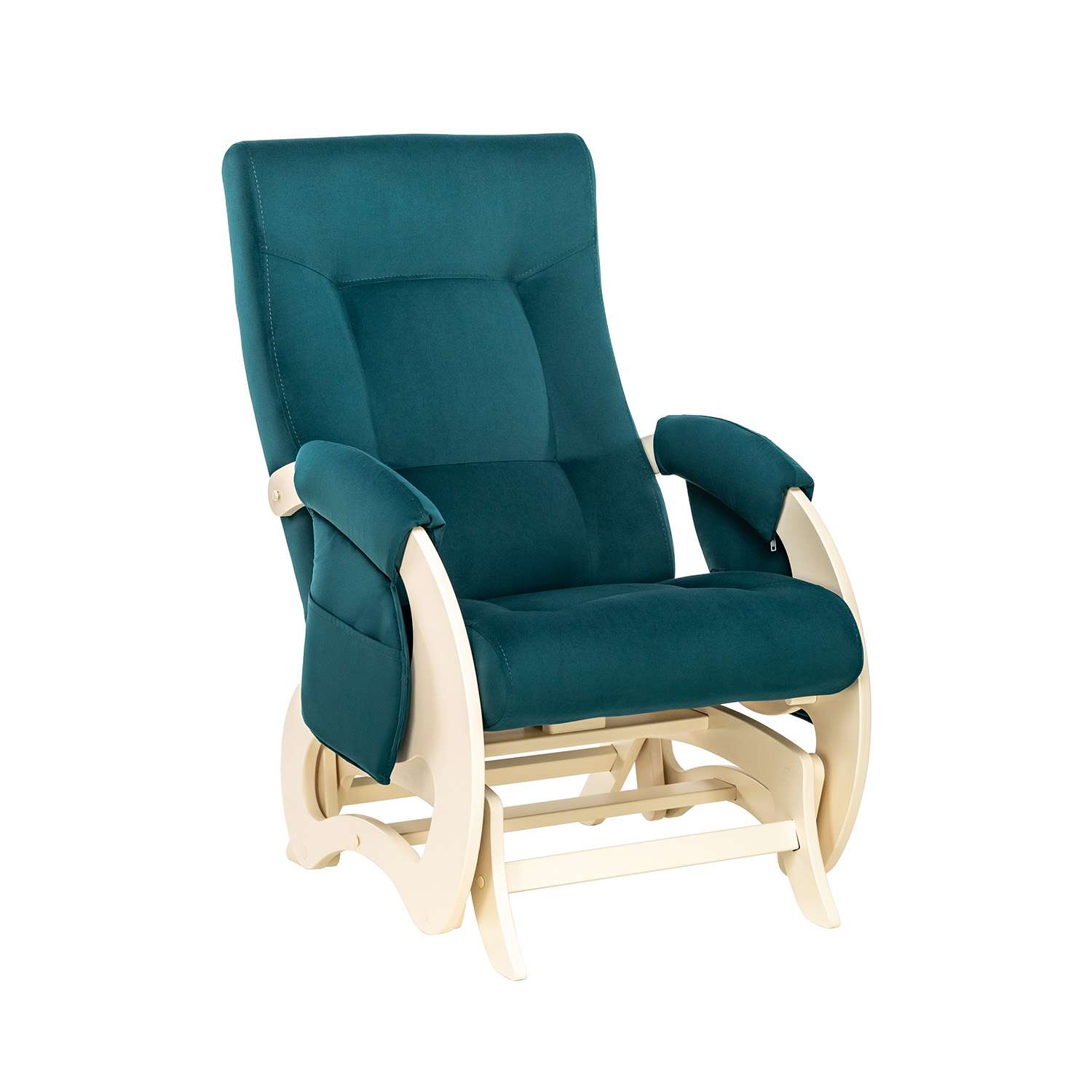 Кресло для кормления Milli Ария с карманами дуб шампань / ткань V 20 - фото 1