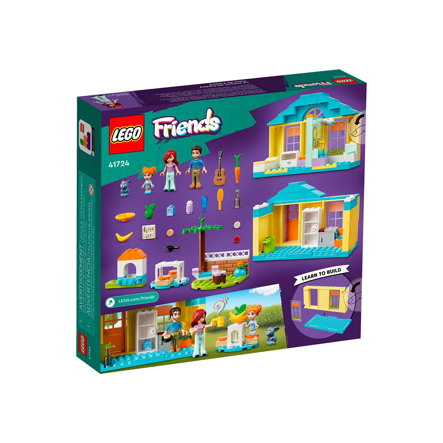 Конструктор детский LEGO Friends Дом Пейсли 41724 купить по цене 6300 ₽ в  интернет-магазине Детский мир